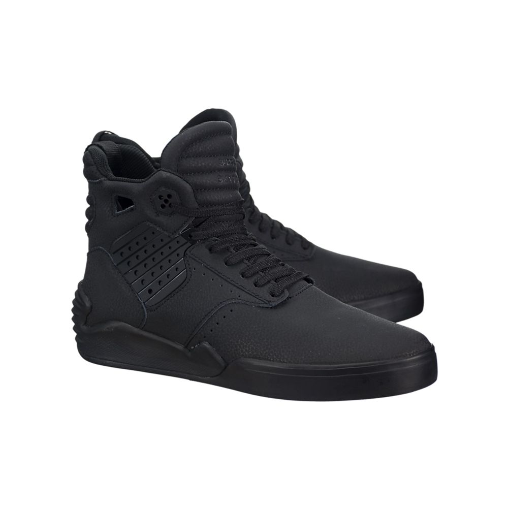 Baskets Montantes Supra SkyTop IV Noir Black/Red-Black Homme | YUF-54201726